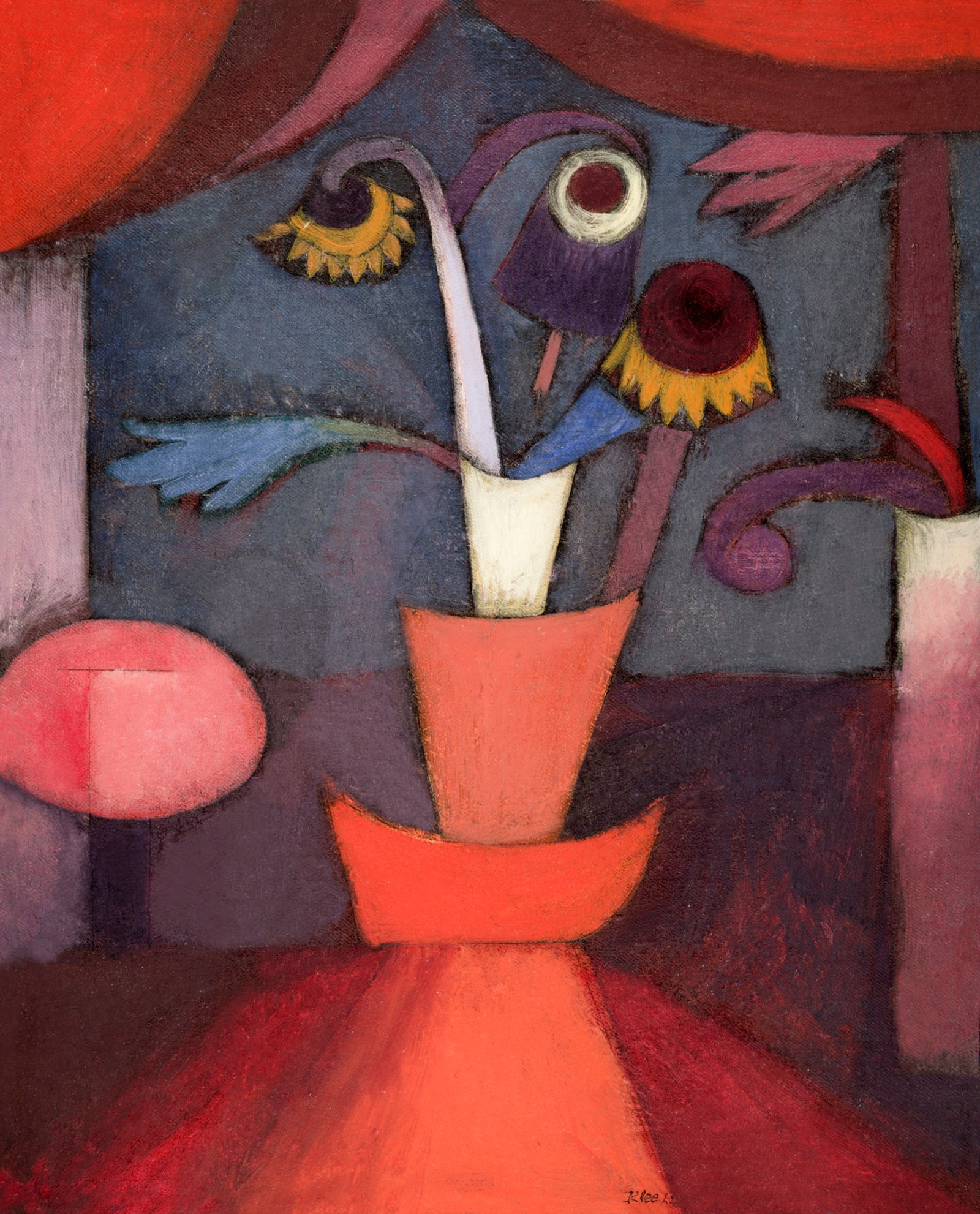 autumn flower (1922) by paul klee. original from yale university